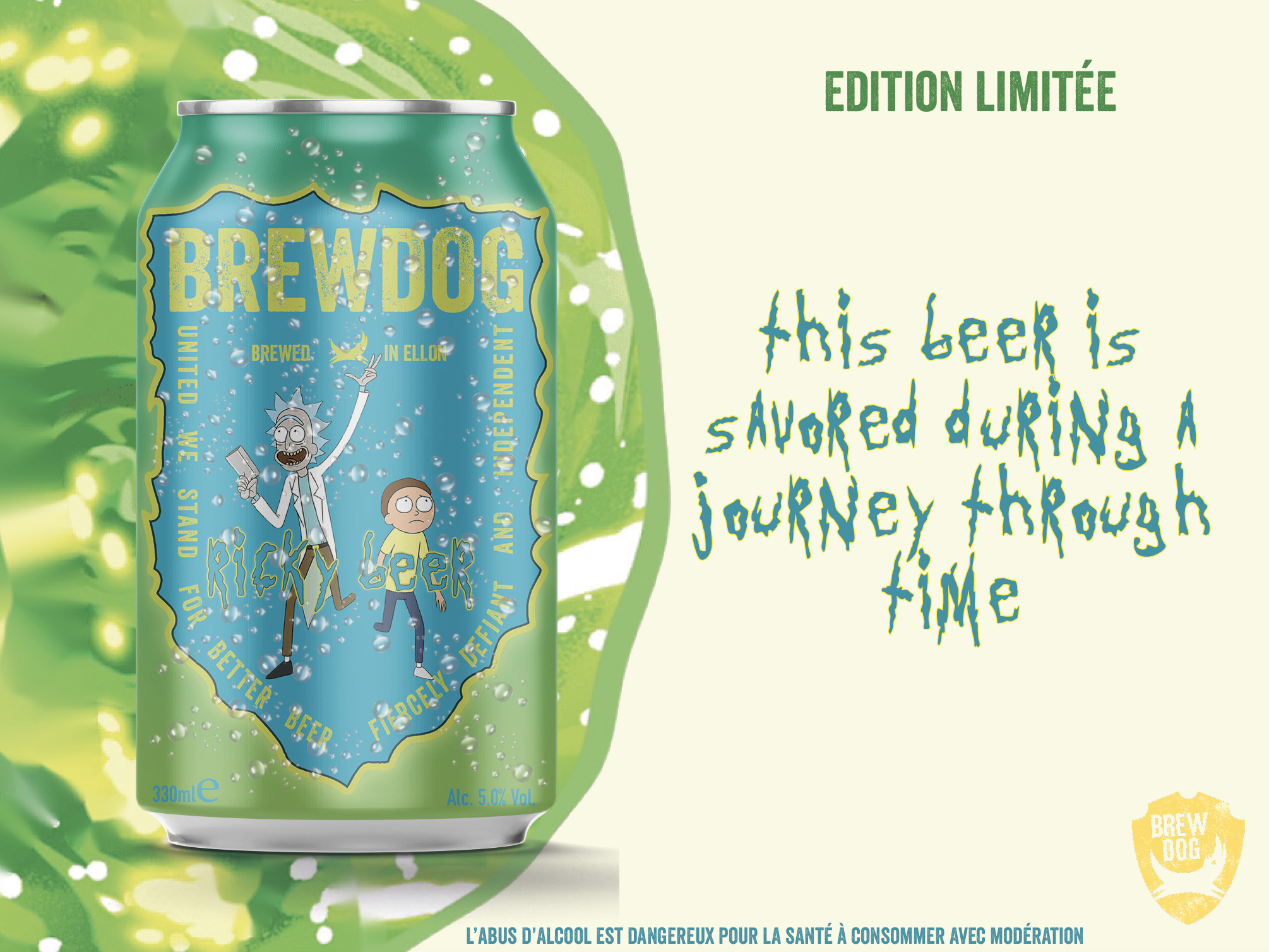 Brewdog x Rick Et Morty Projet fictif